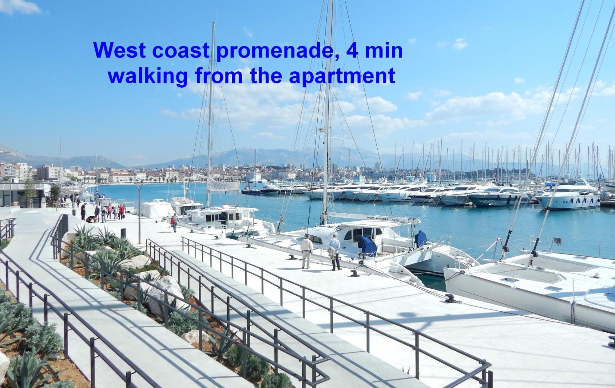 Beachfront Apartment Milan, With Balcony Split Exteriér fotografie